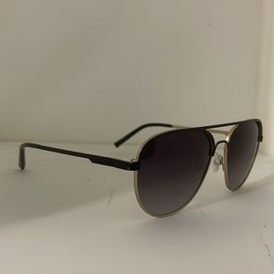 Elton John Sun Limousine Vinyl Black Gold Mens Metal Sunglasses